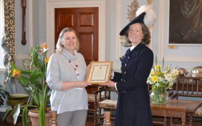 developmentplus receive an award from the High Sheriff